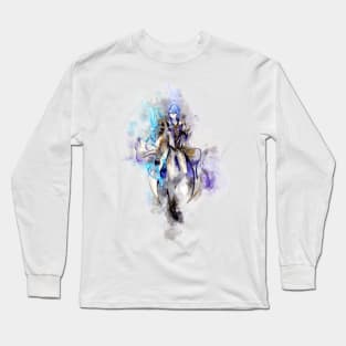 Kamisato Ayato - Genshin Impact (Watercolor) Long Sleeve T-Shirt